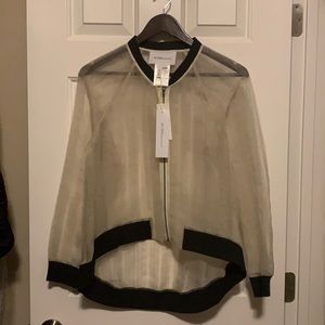NWT BCBG pleated detail Jacket